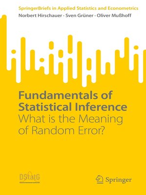 cover image of Fundamentals of Statistical Inference